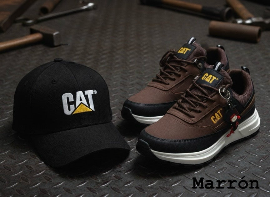TENIS CAT + GORRA Y LLAVERO GRATIS