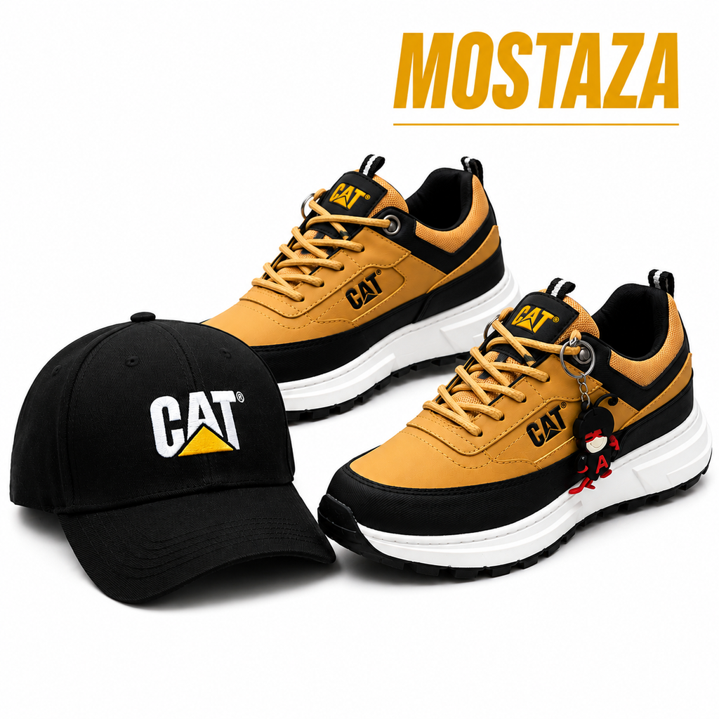 TENIS CAT + GORRA Y LLAVERO GRATIS