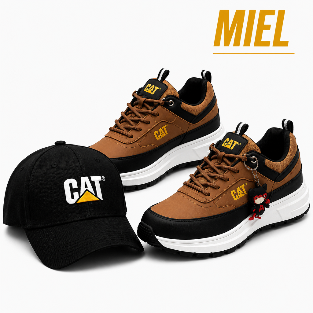 TENIS CAT + GORRA Y LLAVERO GRATIS