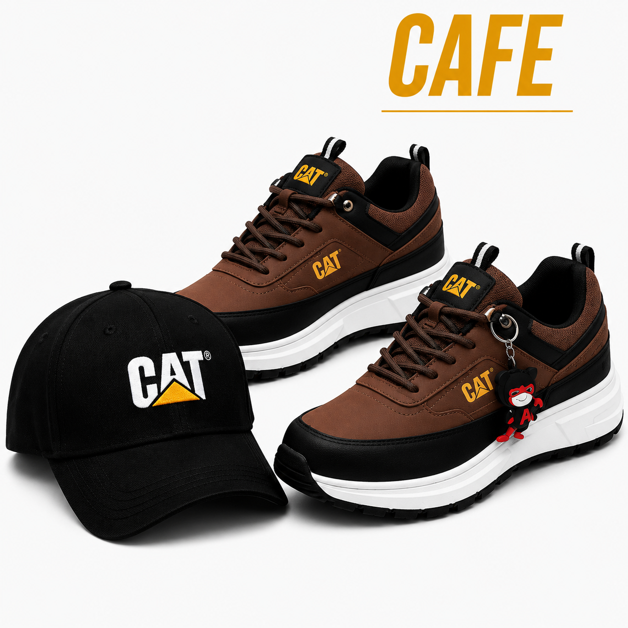 TENIS CAT + GORRA Y LLAVERO GRATIS
