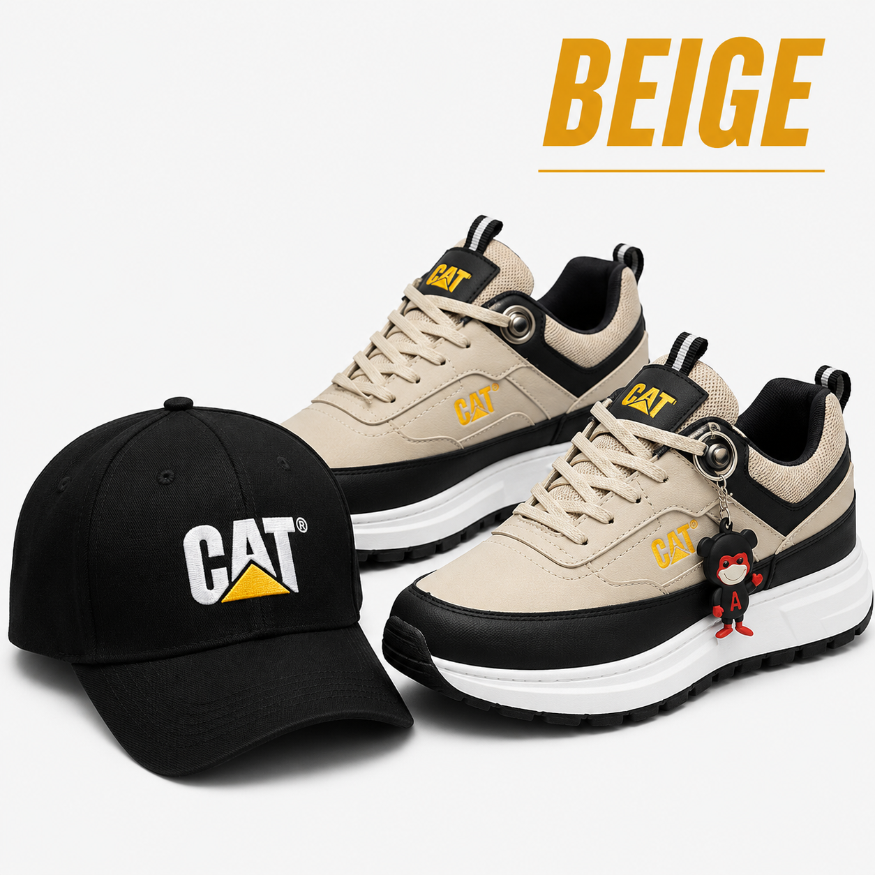 TENIS CAT + GORRA Y LLAVERO GRATIS